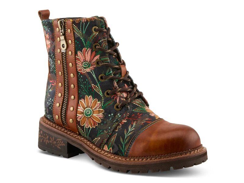 ラリティステ レディース シューズ ブーツ・レインブーツ LArtiste Cordea Bootie BrownMulticolor ブラウン