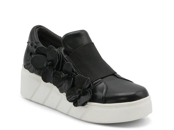チャールズ・デイビッド レディース シューズ スリッポン・ローファー スニーカー Charles David Rachelle Wedge SlipOn Sneaker Black ブラック