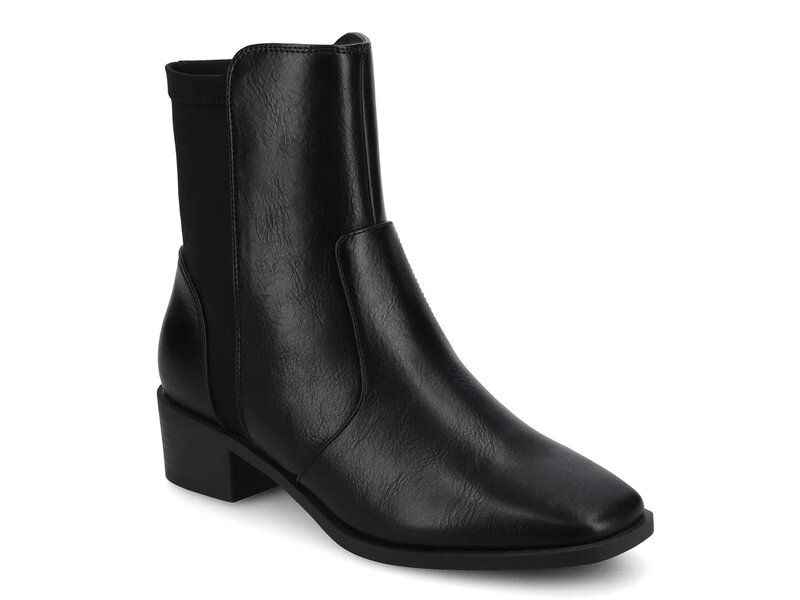 ジャーニー レディース シューズ ブーツ・レインブーツ Journee Renna Bootie Black Synthetic ブラック