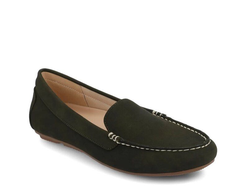 ジャーニー レディース シューズ スリッポン・ローファー Journee Oreta Loafer Dark Green グリーン