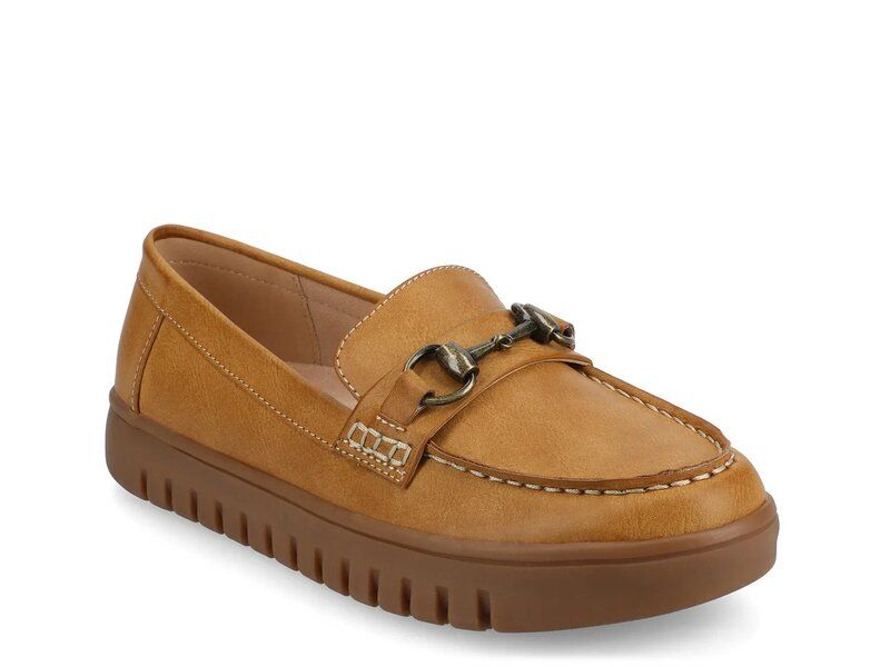 ジャーニー レディース シューズ スリッポン・ローファー Journee Kaya Loafer Tan タン