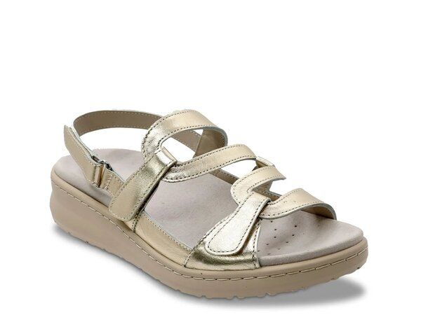 ダイビッドテイト レディース シューズ サンダル David Tate Fani Wedge Sandal Gold Metallic ゴールド