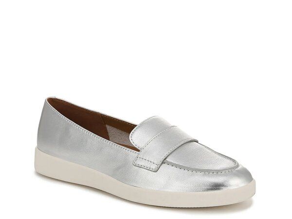 ナチュライザー レディース シューズ スリッポン・ローファー Naturalizer Karis Loafer Silver Metallic シルバー