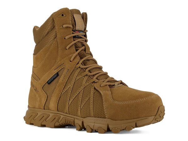 リーボック メンズ シューズ ブーツ・レインブーツ Reebok Work Trailgrip Tactical Composite Toe Work Boot Mens Taupe トープ