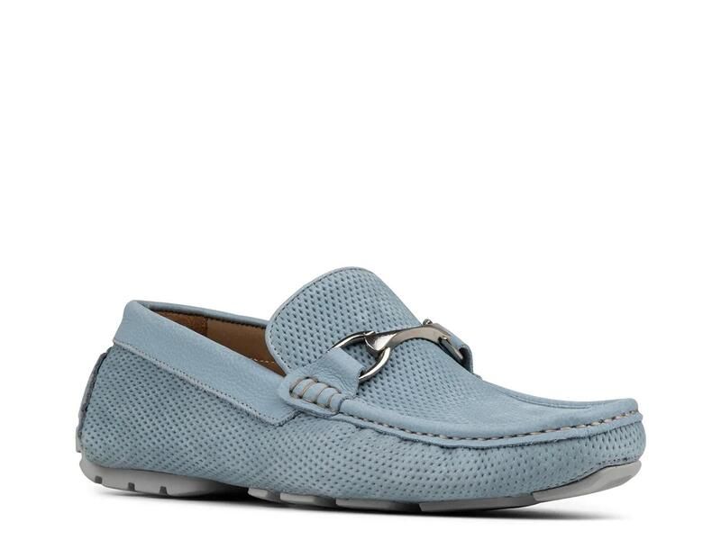 ドナルドプリネール メンズ シューズ スリッポン・ローファー Donald PlinerDorion Loafer Sky Blue Leather ブルー