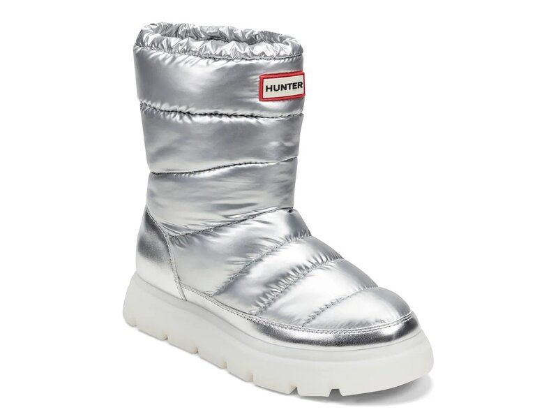 ハンター レディース シューズ ブーツ・レインブーツ HUNTER Maribels Boot Womensilver Metallic シルバー