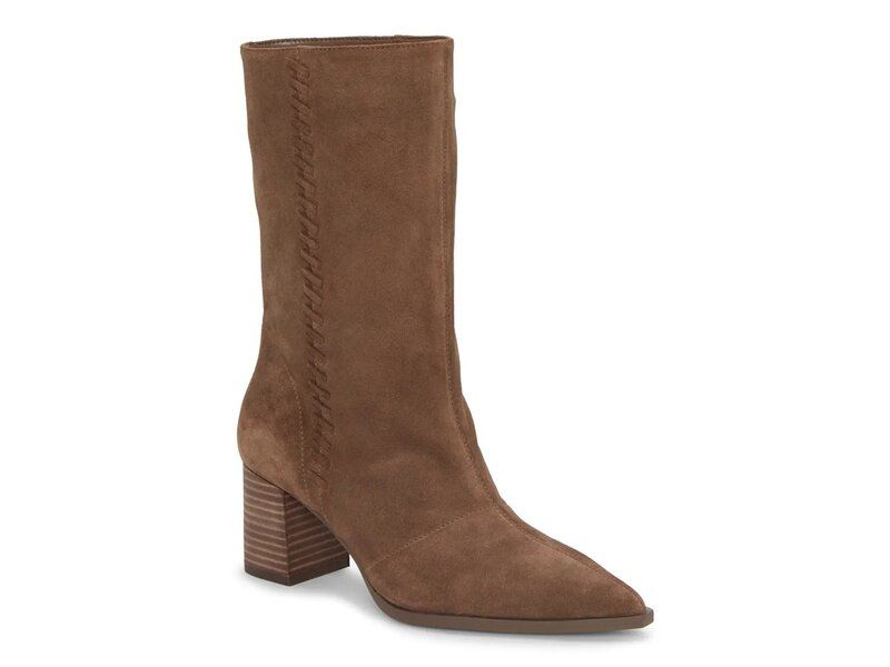 ヴィンスカムート レディース シューズ ブーツ・レインブーツ Vince Camuto Lorrys Bootie Toasted Taupe Suede トープ