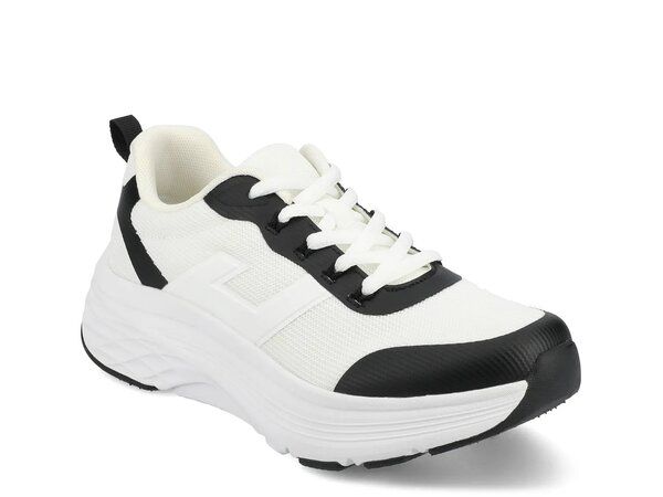 ジャーニー レディース シューズ スニーカー Journee Marshel Sneaker WhiteBlack ホワイト