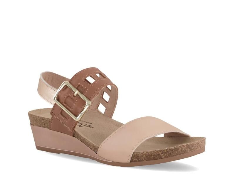 ナオト レディース シューズ サンダル Naot Dynasty Wedge Sandal Carameleather