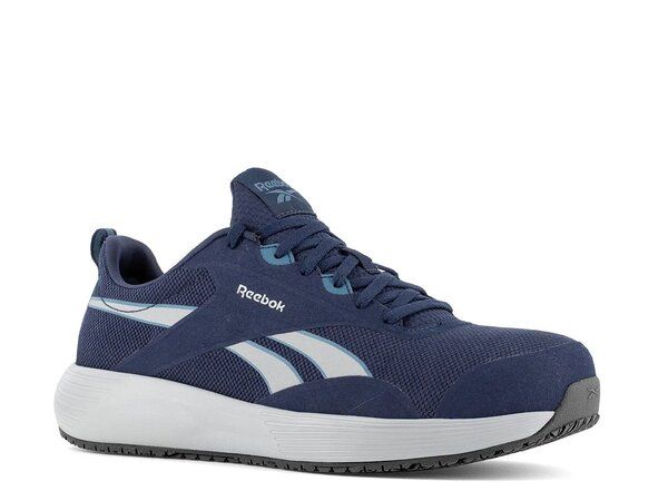 リーボック メンズ シューズ スニーカー プラスサイズ Reebok Work Lite Plus 4 Composite Toe Work Sneaker Mens Navy ネイビー