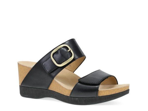 ダンスコ レディース シューズ サンダル Dansko Shannon Wedge Sandal Black ブラック