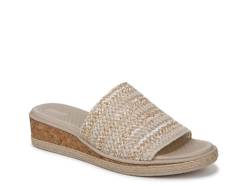 ライフストライド レディース シューズ サンダル LifeStride Breezy Wedge Sandal White ホワイト