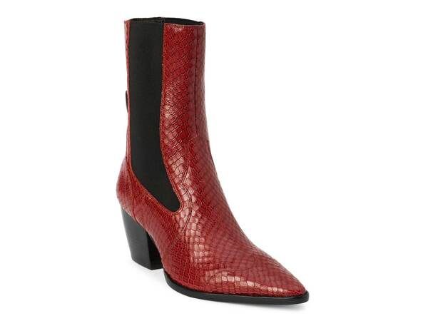 マチス レディース シューズ ブーツ・レインブーツ Matisse Keith Western Bootie Red Snake Print レッド