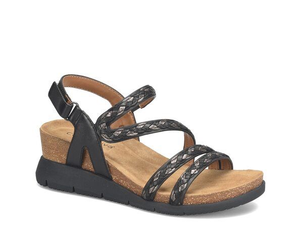 コンフォーティバ レディース シューズ サンダル Comfortiva Silvia Wedge Sandal BlackMulticolor ブラック