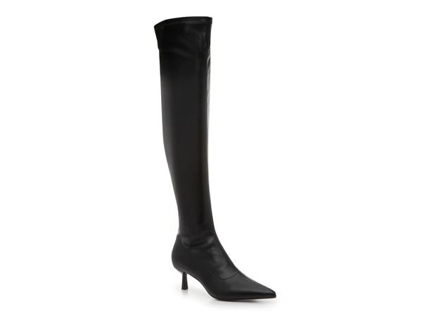 マッデンガール レディース シューズ ブーツ・レインブーツ Madden Girl Deserai OvertheKnee Boot Black ブラック