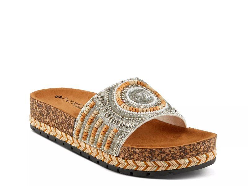 パトリシア レディース シューズ サンダル Patrizia Swirla Wedge Sandal Grey Multicolor グレー