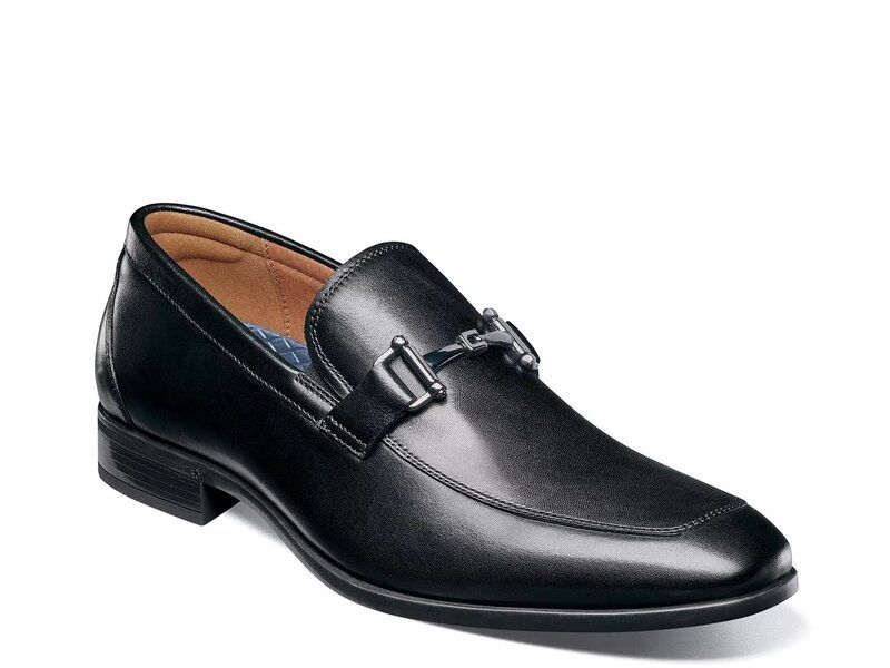 フローシャイム メンズ シューズ スリッポン・ローファー Florsheim Zaffiro Bit Loafer Black ブラック