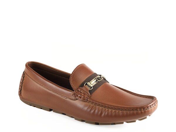 ゲス メンズ シューズ スリッポン・ローファー Guess Aarav Driving Loafer Brown ブラウン