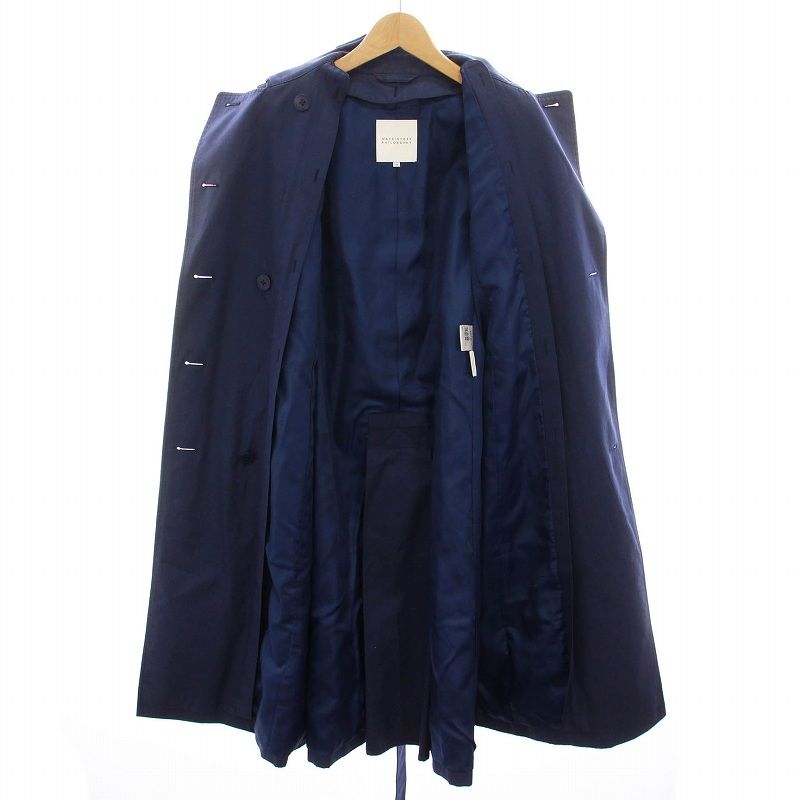 MACKINTOSH PHILOSOPHY ネイビー ロングコート 36 マッキントッシュフィロソフィー MACKINTOSH PHILOSOPHY トレンチ