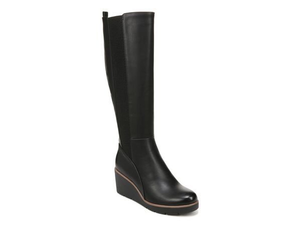 ソウルニュトライザー レディース シューズ ブーツ・レインブーツ SOUL Naturalizer Adrian Wedge Boot Black ブラック