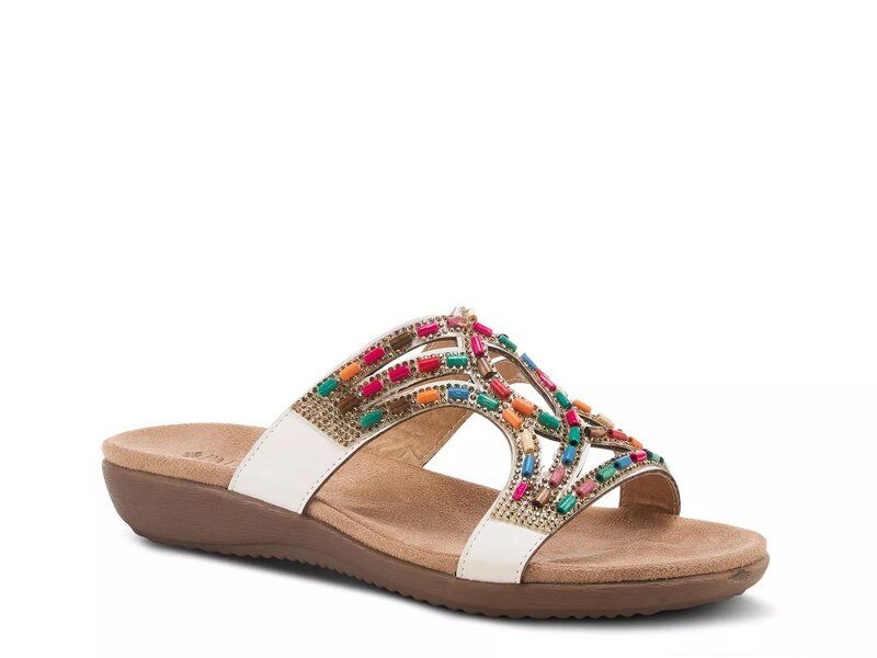 パトリシア レディース シューズ サンダル Patrizia Twirling Wedge Sandal White ホワイト