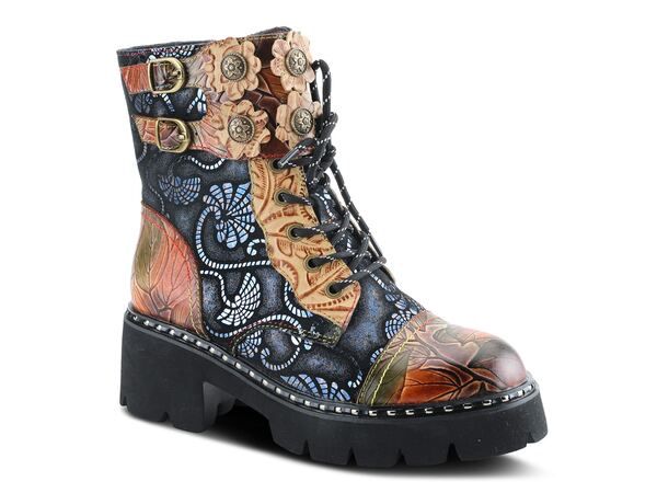 スプリングステップ レディース シューズ ブーツ・レインブーツ LArtiste by Spring Step Limitless Bootie Tan Multicolor タン
