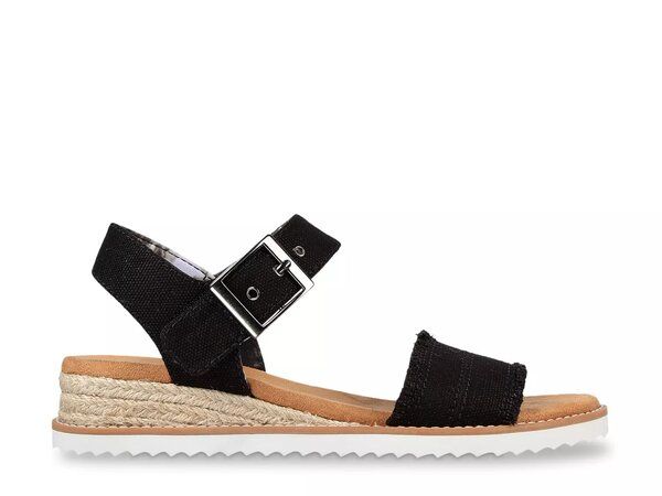 スケッチャーズ レディース シューズ サンダル Skechers Bobs Desert Kiss Adobe Princess Sandal Black ブラック