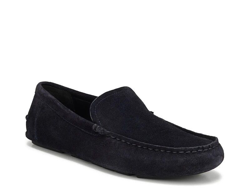 ヴィンス メンズ シューズ スリッポン・ローファー Vince Cayle Loafer Mens Dark Blue Suede ブルー
