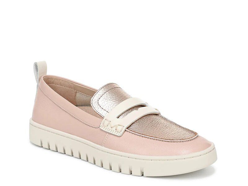 バイオニック レディース シューズ スリッポン・ローファー Vionic Uptown Penny Loafer Light Pink ピンク