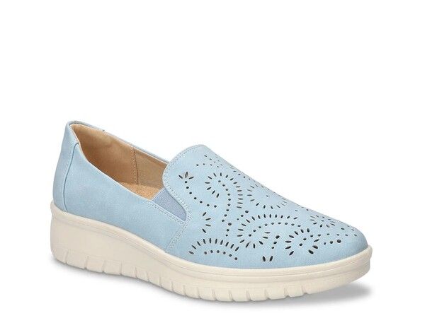 イージーストリート レディース シューズ スリッポン・ローファー Easy Street Ying Wedge SlipOn Light Blue ブルー 15,600円