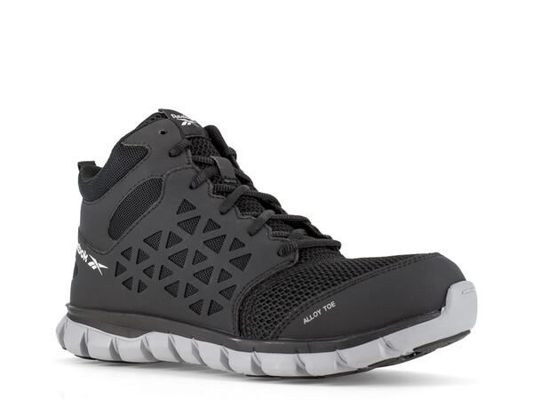 リーボック メンズ シューズ スニーカー Reebok Work Sublite Cushion Alloy Toe Work Sneaker Mens Black ブラック