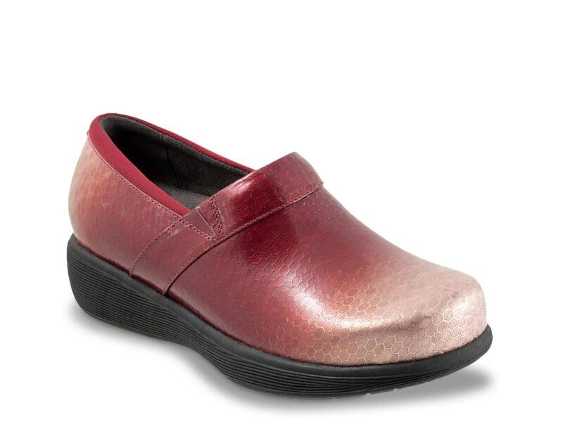ソフトウォーク レディース シューズ サンダル Softwalk Meredith Sport Work Clog Red Ombre レッド