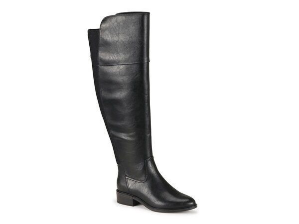 ベアトラップス レディース シューズ ブーツ・レインブーツ Baretraps Anika Wide Calf OverTheKnee Boot Black ブラック