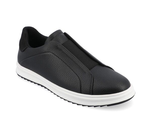 バンス メンズ シューズ スニーカー Vance Co Matteo SlipOn Sneaker Black ブラック
