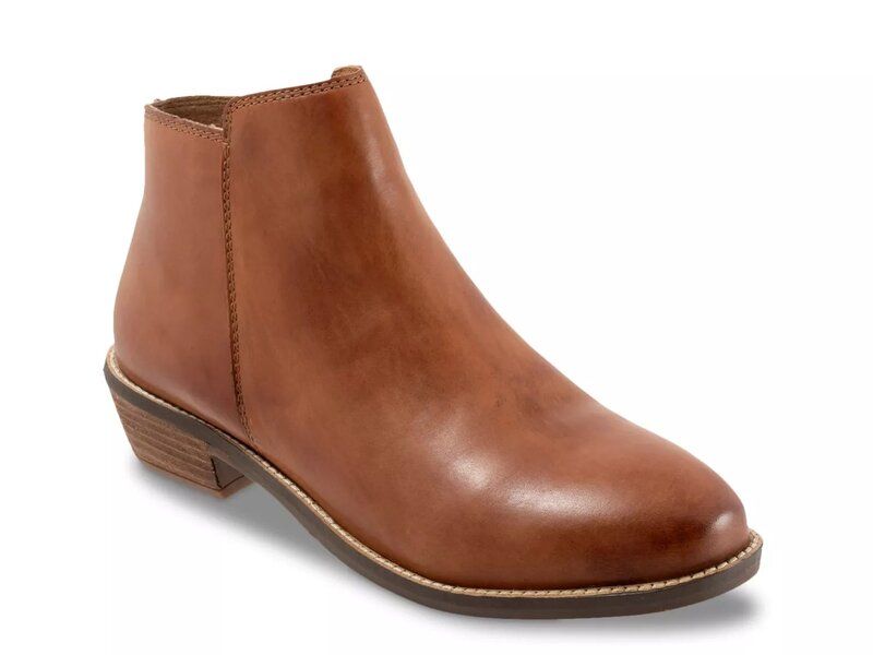 ソフトウォーク レディース シューズ ブーツ・レインブーツ Softwalk Rocklin Bootie Cognac