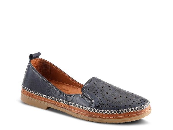 スプリングステップ レディース シューズ スリッポン・ローファー Spring Step Ingrid SlipOn Navy ネイビー