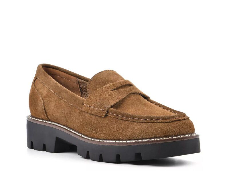 ホワイトマウンテン レディース シューズ スリッポン・ローファー White Mountain Gunner Loafer Brown Suede ブラウン