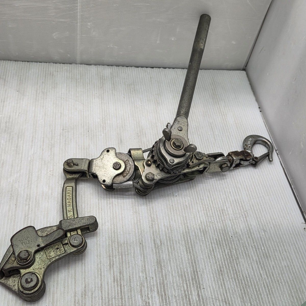 S04709 NAGAKI NGK 永木精機 ナガキ 1TONハルー張線器 カムラー DIY 工具