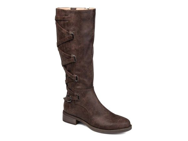 ジュルネ コレクション レディース シューズ ブーツ・レインブーツ Journee Collection Carly Wide Calf Boot Dark Brown ブラウン