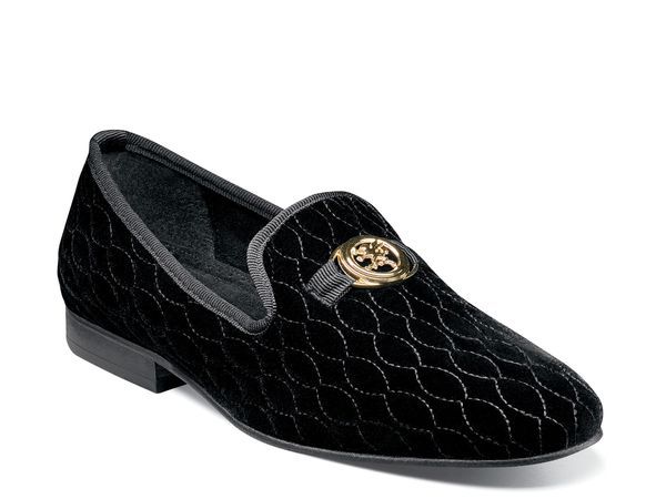 ステイシーアダムス メンズ シューズ スリッポン・ローファー ベルベット ローファー Stacy Adams Valet Velvet Loafer Black ブラック