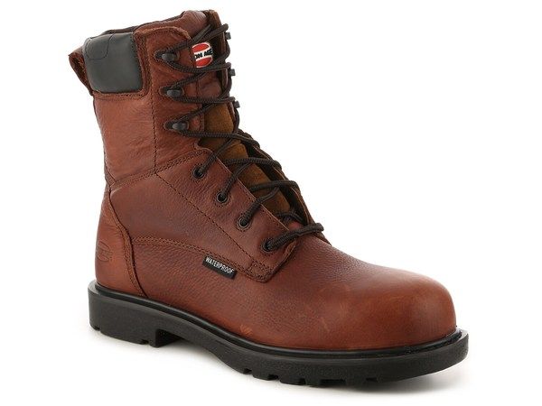 アイロンエイジ メンズ シューズ ブーツ・レインブーツ Iron Age Hauler Work Boot Brown ブラウン