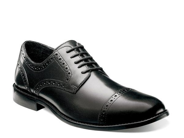 ノンブッシュ メンズ シューズ オックスフォード キャップ Nunn Bush Norcross Cap Toe Oxford Black ブラック