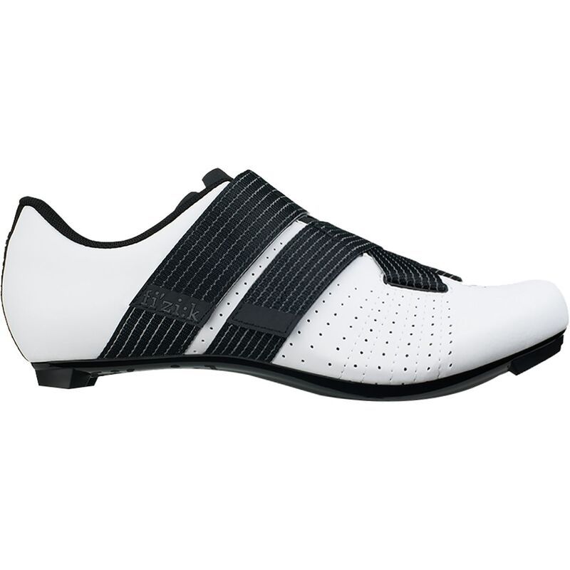 フィジーク メンズ シューズ スニーカー Fizik Tempo R5 Powerstrap Cycling Shoe WhiteBlack ホワイト