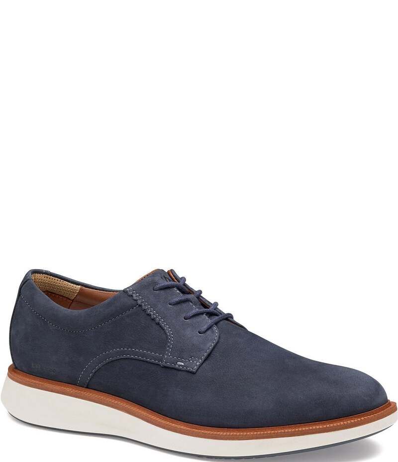 ジョンストンアンドマーフィー メンズ シューズ ドレスシューズ オックスフォード Johnston Murphy Mens XCParker Waterproof Nubuck Plain Toe Oxfords Navy ネイビー