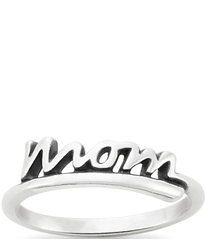 ジェームズ エイヴリー レディース アクセサリー 指輪 James Avery Mom Script Ring Sterling Silver シルバー