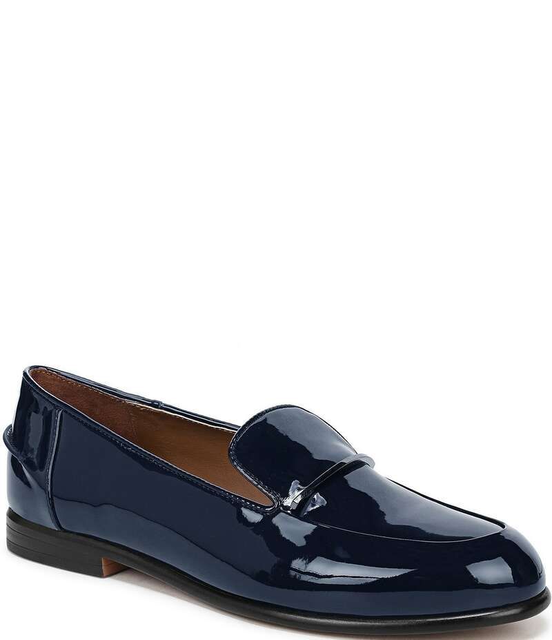 フランコサルト レディース シューズ スリッポン・ローファー ローファー Franco Sarto Mirabelle Patent Loafers Navy Blue ネイビー