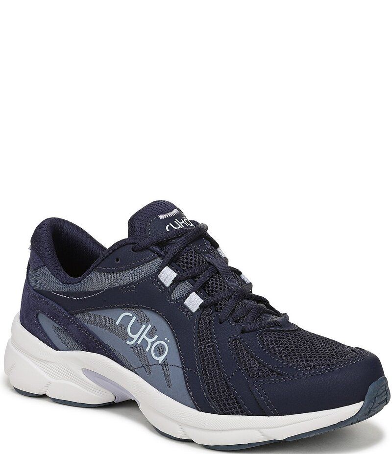 ライカ レディース シューズ スニーカー メッシュ レザー Ryka Womens Skylift Mesh and Leather Fitness Walking Sneakers Academy Blue ブルー