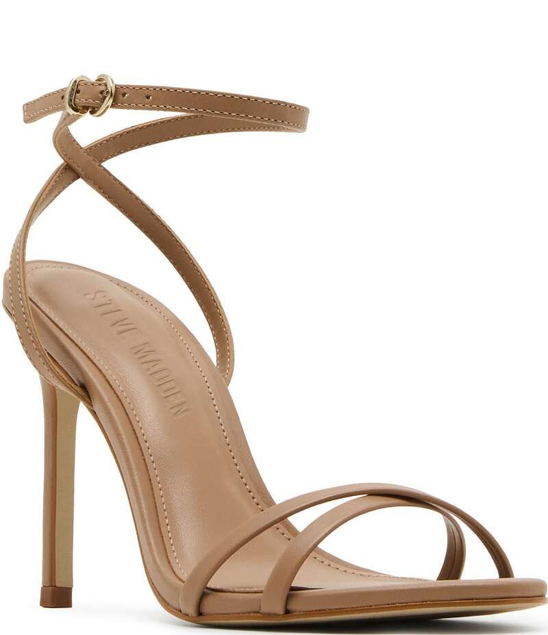 スティーブ マデン レディース シューズ サンダル レザー Steve Madden Jypsey Leather Strappy Dress Sandals Tan タン 27,600円