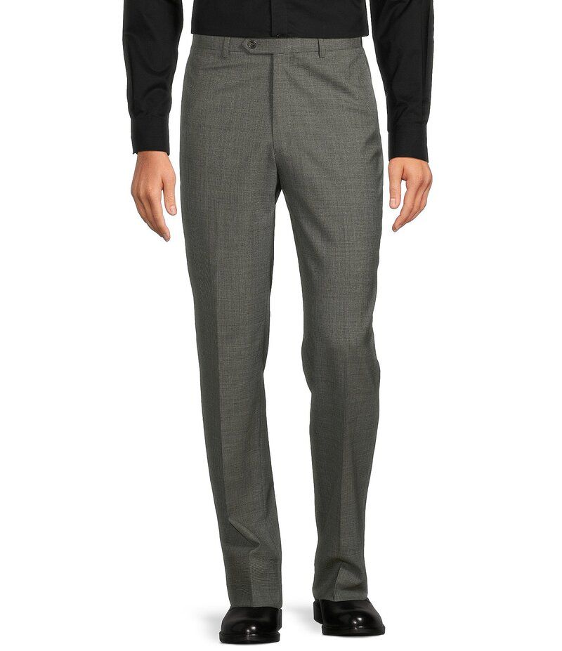 ハート シャフナー マルクス メンズ ボトムス カジュアルパンツ パンツ Hart Schaffner Marx Chicago Classic Fit Flat Front Dress Pants Grey グレー