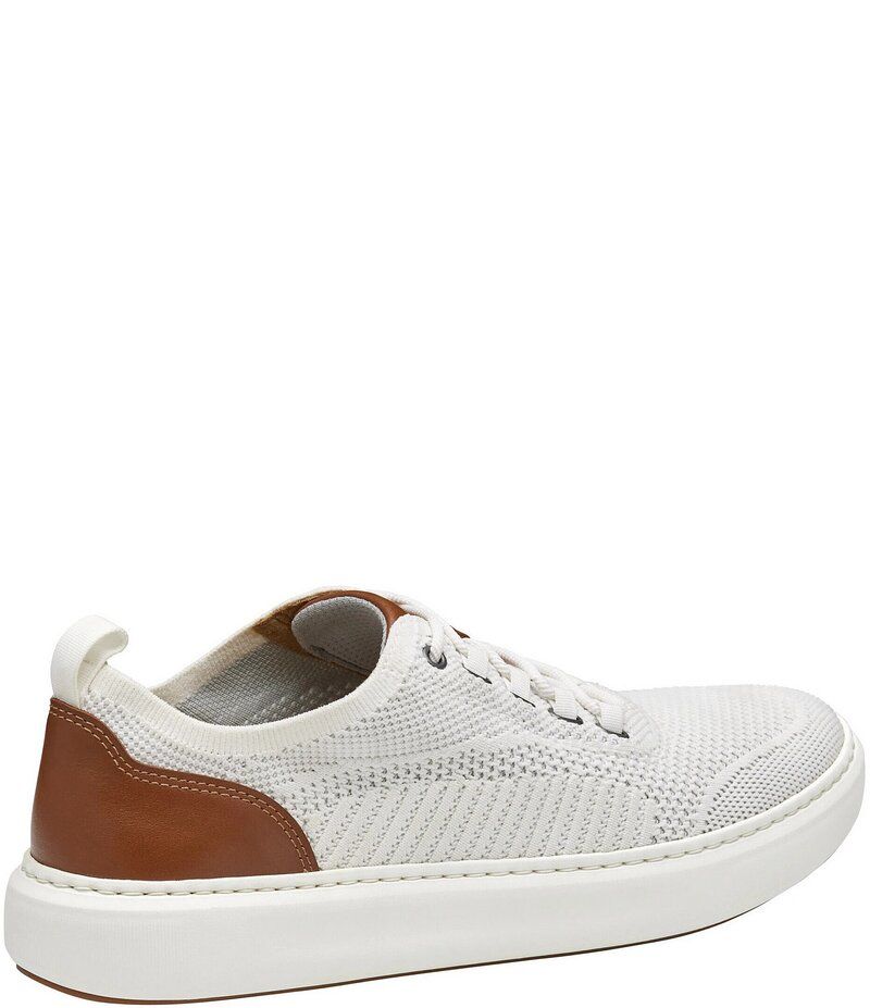 ジョンストンアンドマーフィー メンズ シューズ ドレスシューズ スニーカー ニット Johnston Murphy Mens Anders Knit UThroat Slip On Sneakers White ホワイト
